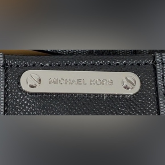 Michael Kors Black and Gray with Silver Charm. Elegant Belt Bag! - Picture 4 of 10